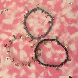 Three Matching Bracelets